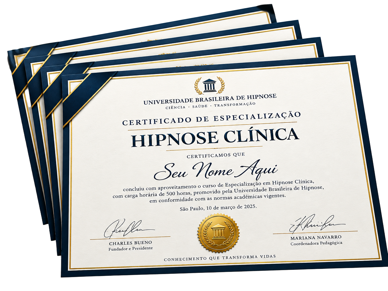 Certificados da formação