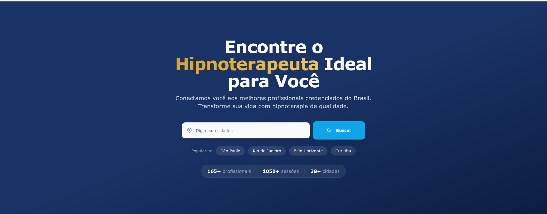 Plataforma unihipnoterapeutas.com.br
